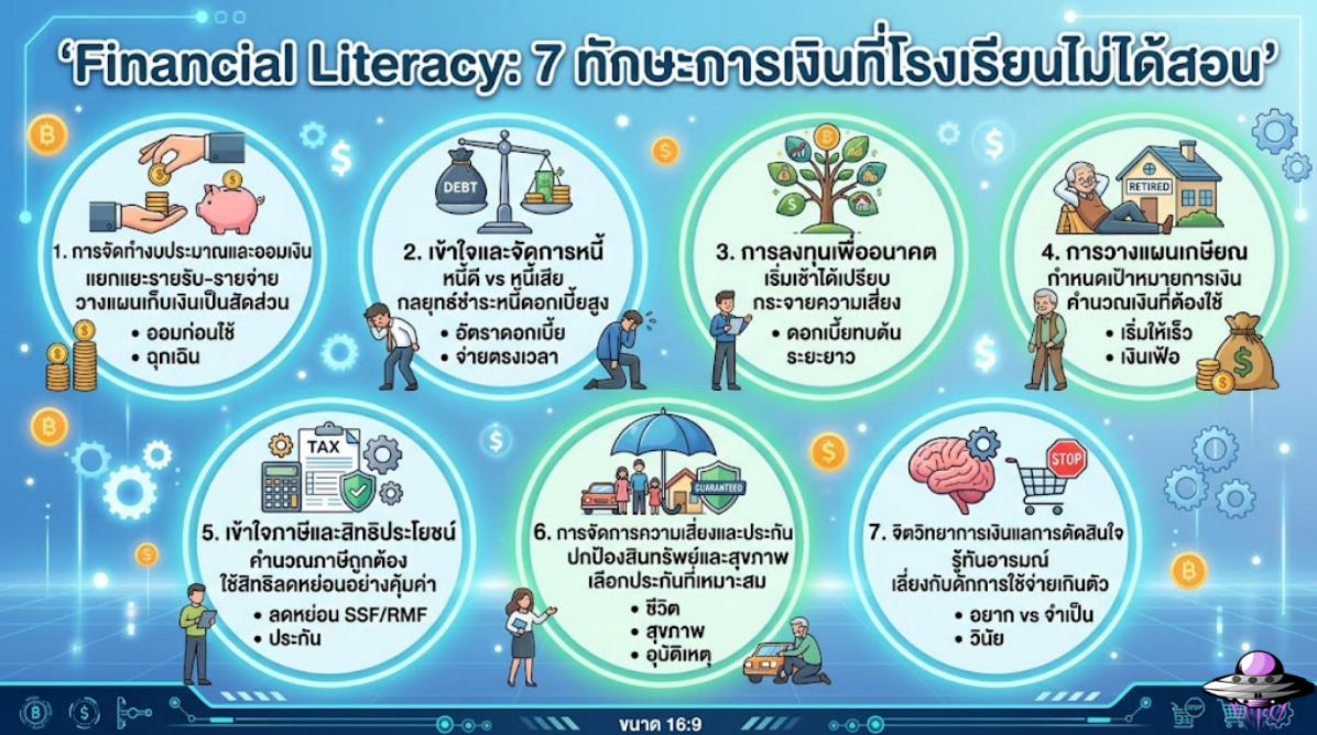 Financial Literacy 7 ทักษะการเงินที่โรงเรียนไม่ได้สอน